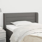Hoofdborden en voetborden levering bevat 147x16x118 voor elke slaapkamer - Donkergrijs / 93 x 16 x 78/88 cm / 1