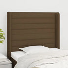Hoofdborden en voetborden levering bevat 147x16x118 voor elke slaapkamer - Donkerbruin / 103 x 16 x 118/128 cm / 1