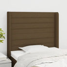 Hoofdborden en voetborden levering bevat 147x16x118 voor elke slaapkamer - Donkerbruin / 93 x 16 x 118/128 cm / 1