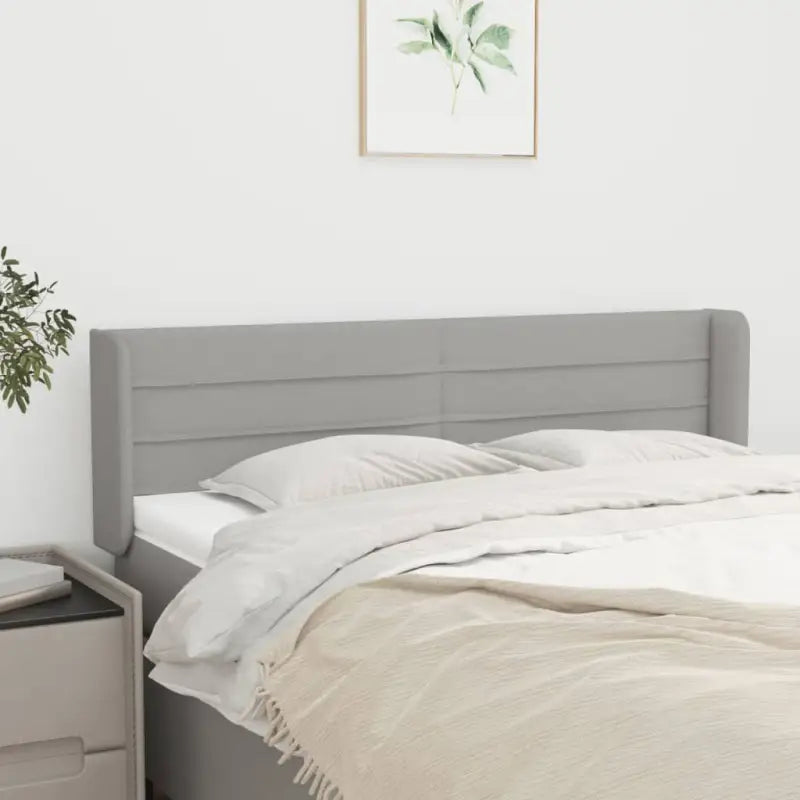 Hoofdborden en voetborden levering bevat 147x16x118 voor elke slaapkamer - Lichtgrijs / 147 x 16 x 78/88 cm / 1