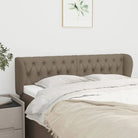 Hoofdborden en voetborden levering bevat met duurzaam en trendy ontwerp - Taupe / 147 x 23 x 78/88 cm / 1 - Hoofdborden