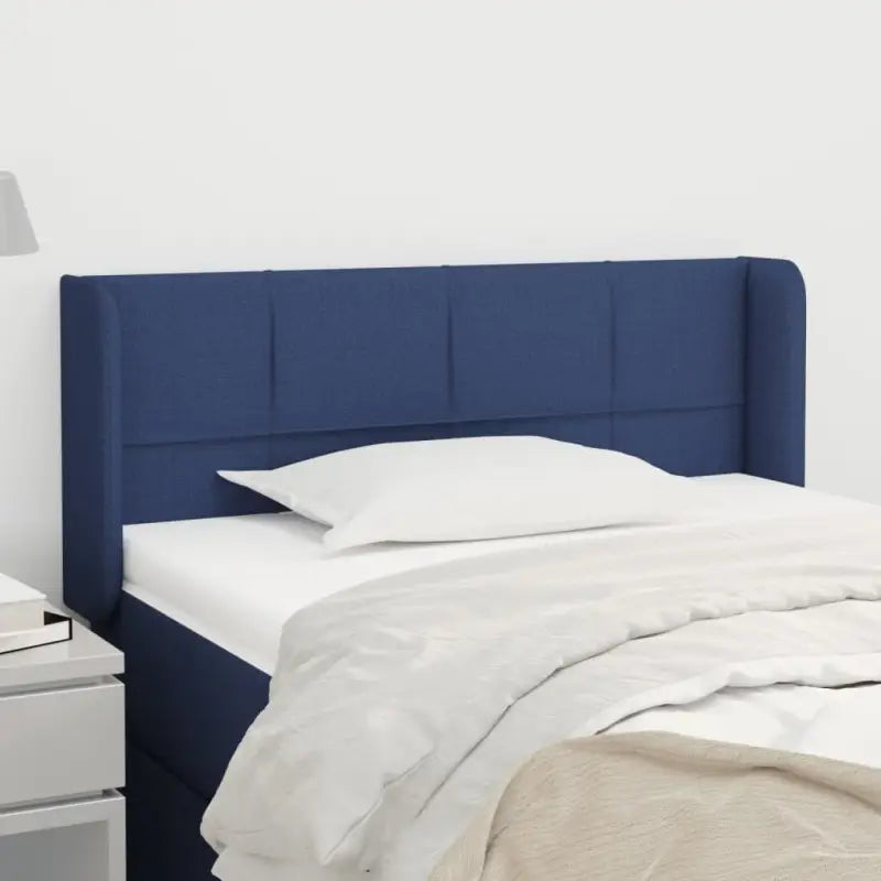 Hoofdborden en voetborden levering bevat met duurzaam en trendy ontwerp - Blauw / 83 x 16 x 78/88 cm / 1 - Hoofdborden