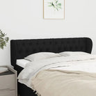 Hoofdborden en voetborden levering bevat met duurzaam en trendy ontwerp - Zwart / 147 x 23 x 78/88 cm / 1 - Hoofdborden