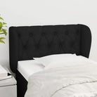 Hoofdborden en voetborden levering bevat met duurzaam en trendy ontwerp - Zwart / 83 x 23 x 78/88 cm / 1 - Hoofdborden