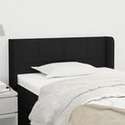 Hoofdborden en voetborden levering bevat met duurzaam en trendy ontwerp - Zwart / 103 x 16 x 78/88 cm / 1 - Hoofdborden