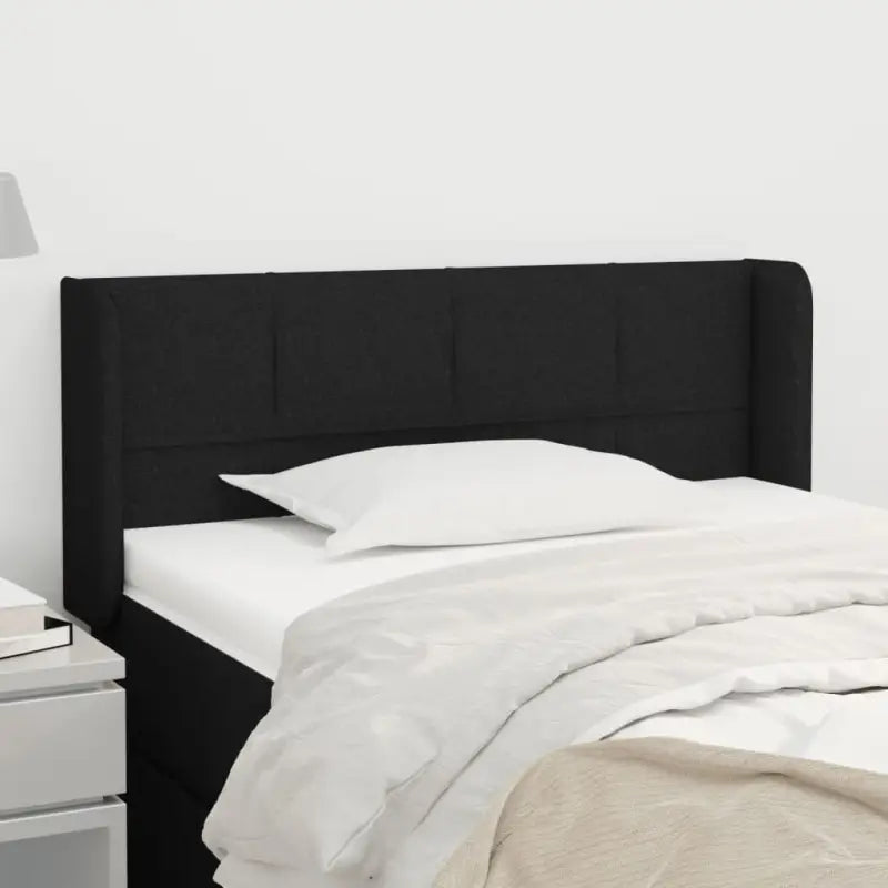 Hoofdborden en voetborden levering bevat met duurzaam en trendy ontwerp - Zwart / 103 x 16 x 78/88 cm / 1 - Hoofdborden