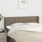 Hoofdborden en voetborden levering bevat met duurzaam en trendy ontwerp - Taupe / 147 x 16 x 78/88 cm / 1 - Hoofdborden