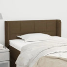 Hoofdborden en voetborden levering bevat met duurzaam en trendy ontwerp - Donkerbruin / 83 x 16 x 78/88 cm / 1