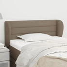 Hoofdborden en voetborden levering bevat met een trendy en duurzaam ontwerp - Taupe / 83 x 23 x 78/88 cm / 1
