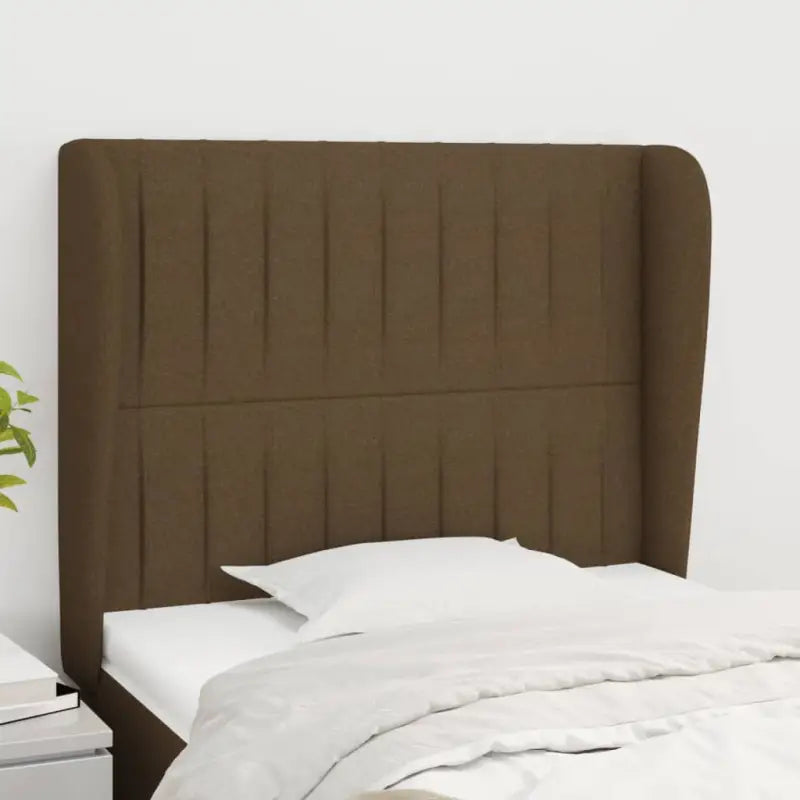 Hoofdborden en Voetborden Levering Bevat voor Een Complete Slaapkamerlook - Donkerbruin / 83 x 23 x 118/128 cm / 1