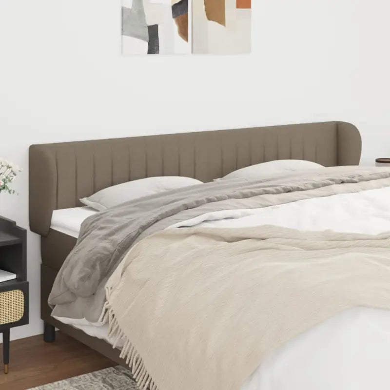 Hoofdborden en Voetborden Levering Bevat voor Een Complete Slaapkamerlook - Taupe / 183 x 23 x 78/88 cm / 1