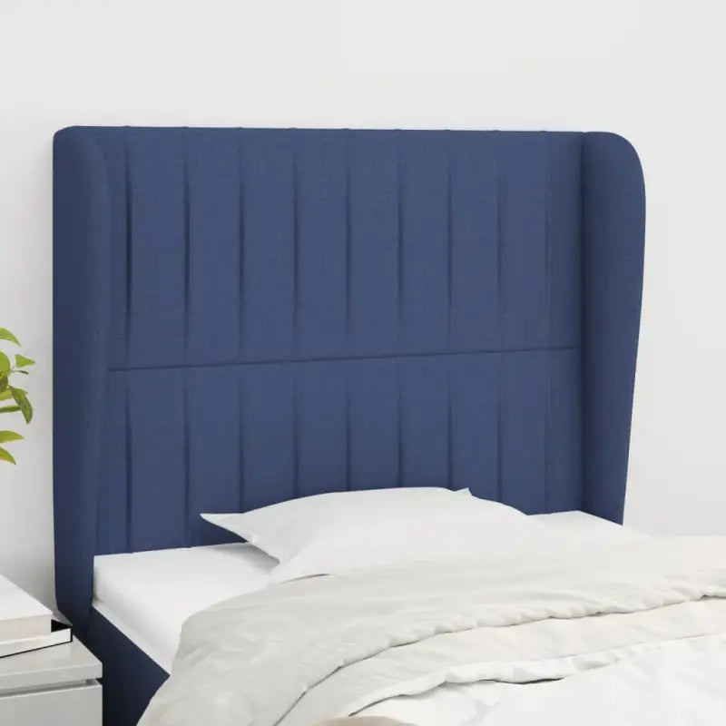 Hoofdborden en Voetborden Levering Bevat voor Een Complete Slaapkamerlook - Blauw / 103 x 23 x 118/128 cm / 1