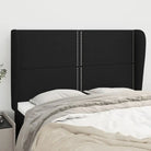 Hoofdborden en voetborden levering bevat voor een complete slaapkamer look - Zwart / 147 x 23 x 118/128 cm / 1