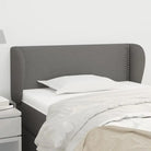 Hoofdborden en voetborden levering bevat voor een complete slaapkamer look - Donkergrijs / 103 x 23 x 78/88 cm / 1