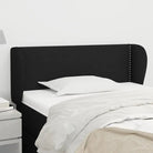 Hoofdborden en voetborden levering bevat voor een complete slaapkamer look - Zwart / 93 x 23 x 78/88 cm / 1