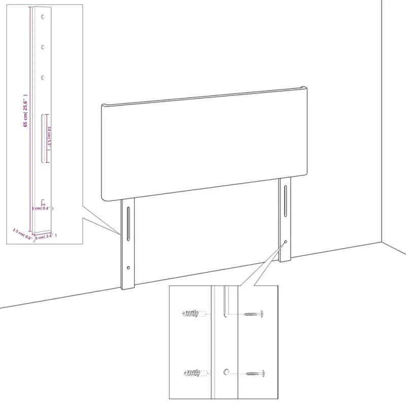 Hoofdborden en voetborden levering bevat voor een complete slaapkamer look - Hoofdborden en voetborden