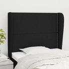 Hoofdborden en voetborden levering bevat voor een complete slaapkamer look - Zwart / 93 x 23 x 118/128 cm / 1