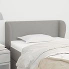 Hoofdborden en voetborden levering bevat voor een stijlvolle slaapkamer - Lichtgrijs / 83 x 23 x 78/88 cm / 1