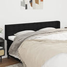Hoofdborden en voetborden levering bevat voor een stijlvolle slaapkamer uitbreiding - Zwart / 163 x 16 x 78/88 cm / 1
