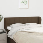 Hoofdborden en voetborden levering bevat voor een stijlvolle slaapkamer - Donkerbruin / 147 x 23 x 78/88 cm / 1