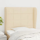 Hoofdborden en voetborden levering bevat voor een stijlvolle slaapkamer - Crème / 103 x 23 x 118/128 cm / 1