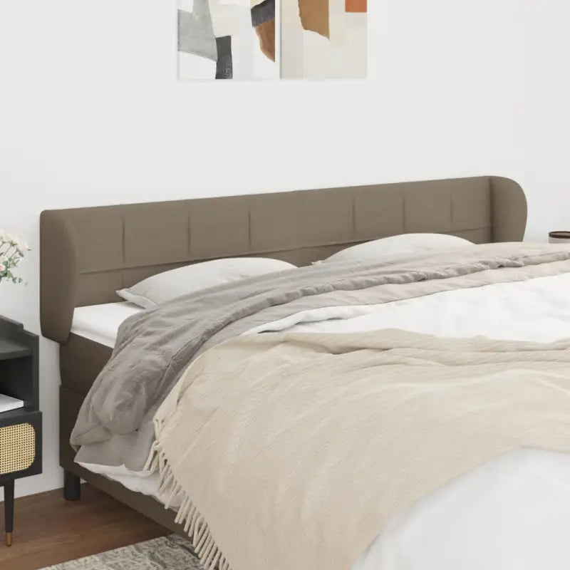 Hoofdborden en voetborden levering bevat voor een stijlvolle slaapkamer - Taupe / 203 x 23 x 78/88 cm / 1 - Hoofdborden