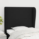 Hoofdborden en voetborden levering bevat voor een stijlvolle slaapkamer - Zwart / 93 x 23 x 118/128 cm / 1