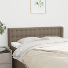 Hoofdborden en voetborden levering bevat voor een stijlvolle slaapkamer uitbreiding - Taupe / 147 x 16 x 78/88 cm / 1