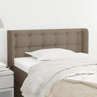Hoofdborden en voetborden levering bevat voor een stijlvolle slaapkamer uitbreiding - Taupe / 83 x 16 x 78/88 cm / 1