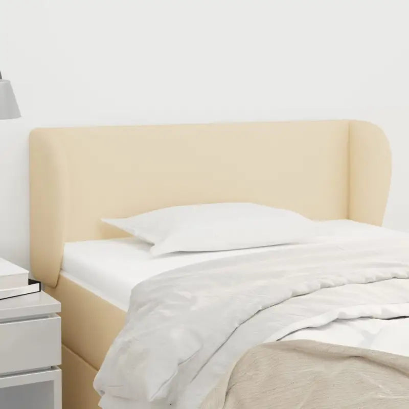 Hoofdborden en voetborden levering bevat voor een stijlvolle slaapkamer - Crème / 103 x 23 x 78/88 cm / 1 - Hoofdborden
