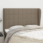 Hoofdborden en voetborden levering bevat voor een stijlvolle slaapkamer - Taupe / 147 x 23 x 118/128 cm / 1