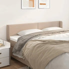 Hoofdborden en voetborden met hoogwaardig kunstleer levering bevat - Cappuccino / 203 x 16 x 78/88 cm / 1 - Hoofdborden