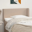 Hoofdborden en voetborden met hoogwaardig kunstleer levering bevat - Cappuccino / 83 x 16 x 78/88 cm / 1 - Hoofdborden