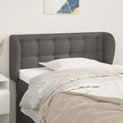 Hoofdborden en voetborden met hoogwaardige kunstleer levering bevat - Grijs / 103 x 23 x 78/88 cm / 1 - Hoofdborden