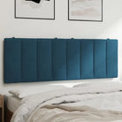 Hoofdborden en voetborden met klassieke schoonheid in fluweel - Blauw / 140 cm / 1 - Hoofdborden en voetborden