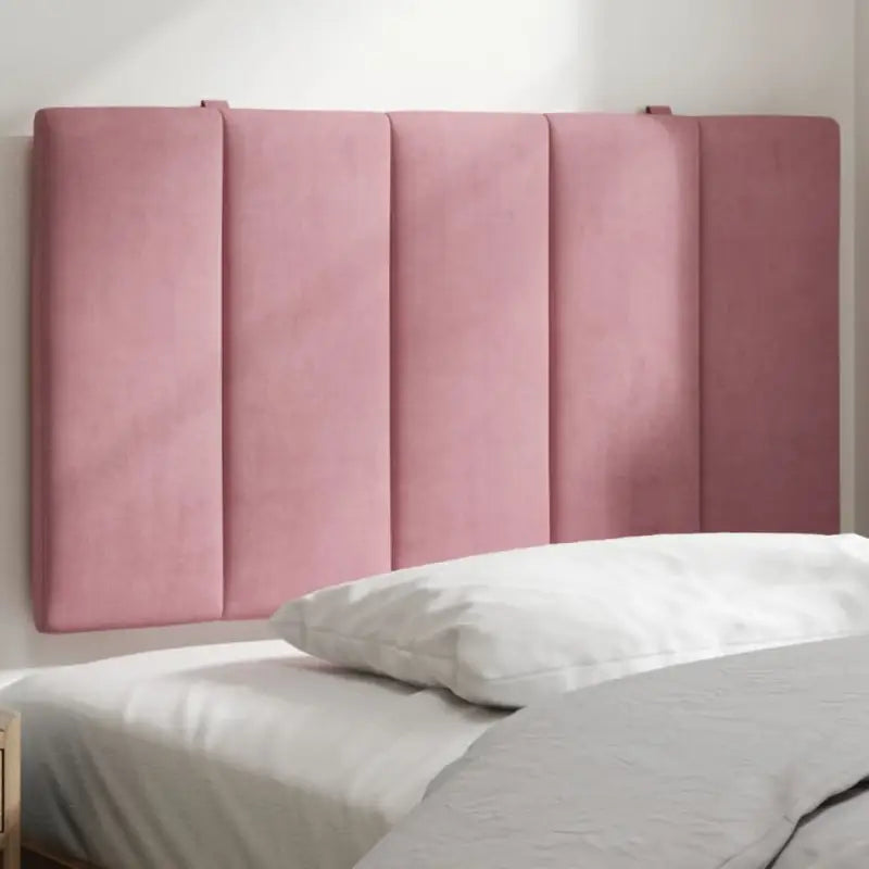 Hoofdborden en voetborden met klassieke schoonheid in fluweel - Roze / 90 cm / 1 - Hoofdborden en voetborden