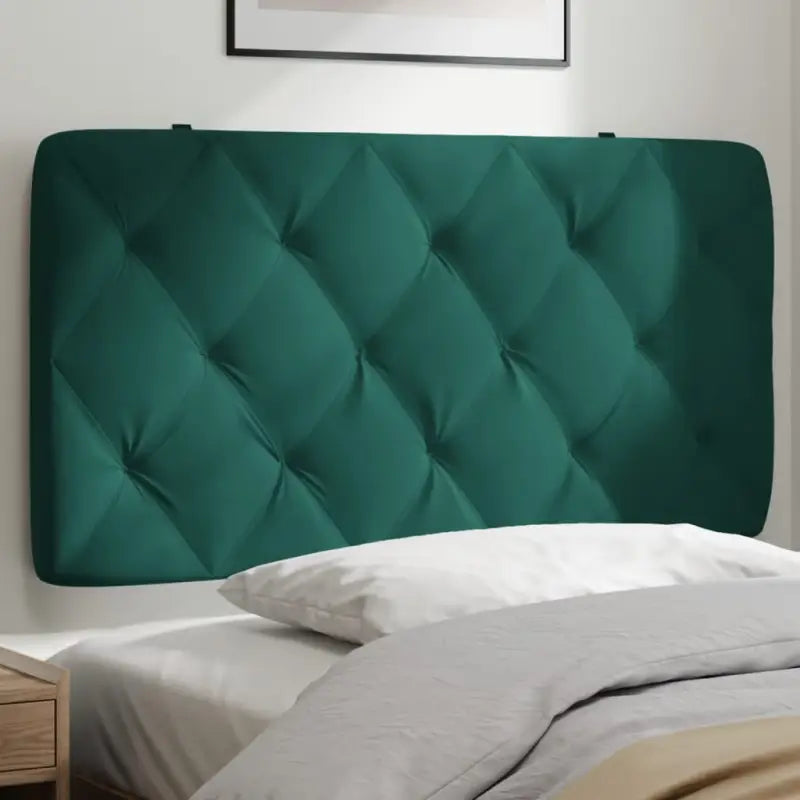 Hoofdborden en voetborden met klassieke schoonheid en zacht fluweel - Donkergroen / 100 cm / 1 - Hoofdborden