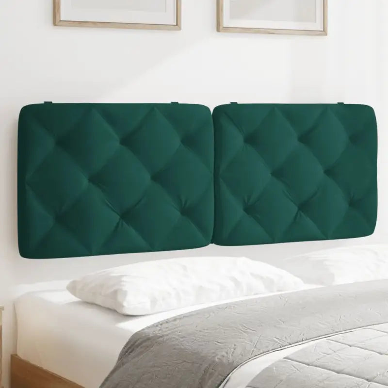 Hoofdborden en voetborden met klassieke schoonheid en zacht fluweel - Donkergroen / 140 cm / 1 - Hoofdborden