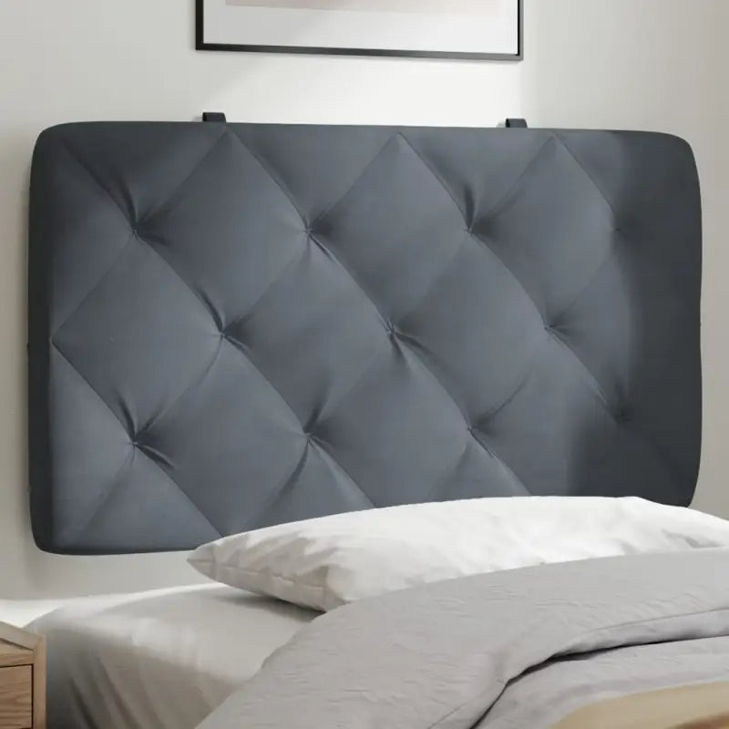 Hoofdborden en voetborden met klassieke schoonheid en zacht fluweel - Donkergrijs / 90 cm / 1 - Hoofdborden