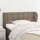 Hoofdborden en Voetborden met levering bevat voor een stijlvolle slaapkamer - Taupe / 93 x 23 x 78/88 cm / 1