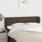 Hoofdborden en Voetborden met levering bevat voor een stijlvolle slaapkamer - Donkerbruin / 147 x 23 x 78/88 cm / 1