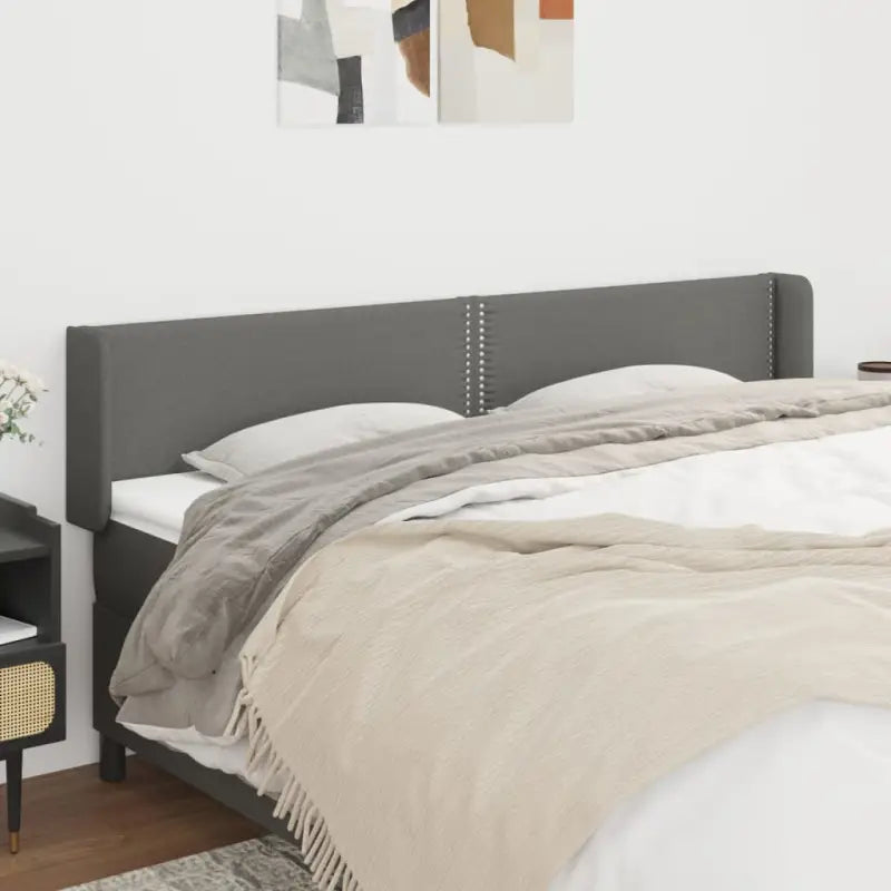 Hoofdborden en Voetborden met Levering Bevat voor Elke Slaapkamer - Donkergrijs / 163 x 16 x 78/88 cm / 1 - Hoofdborden