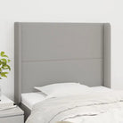 Hoofdborden en Voetborden met Levering Bevat voor Elke Slaapkamer - Lichtgrijs / 103 x 16 x 118/128 cm / 1