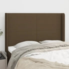 Hoofdborden en voetborden met levering bevat voor elke slaapkamer - Donkerbruin / 147 x 16 x 118/128 cm / 1