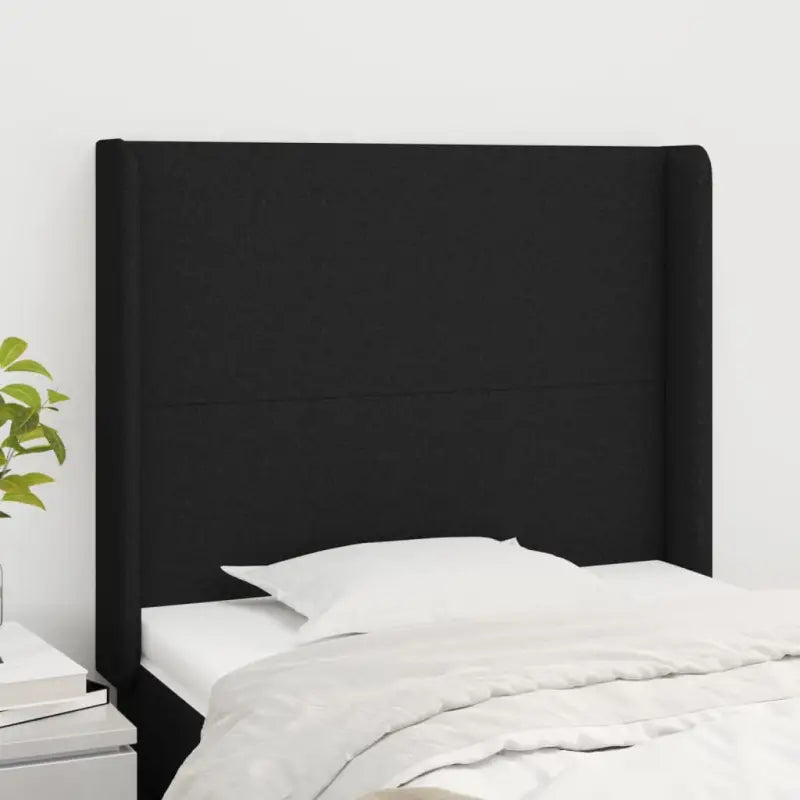 Hoofdborden en voetborden met levering bevat voor elke slaapkamer - Zwart / 103 x 16 x 118/128 cm / 1 - Hoofdborden