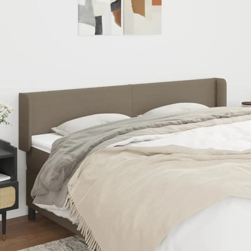 Hoofdborden en voetborden met levering bevat voor elke slaapkamer - Taupe / 183 x 16 x 78/88 cm / 1 - Hoofdborden