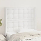 Hoofdborden en voetborden met trendy ontwerp 83x16x118 levering bevat - Wit / 103 x 16 x 118/128 cm / 1 - Hoofdborden