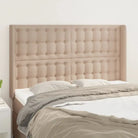 Hoofdborden en voetborden met trendy ontwerp 83x16x118 levering bevat - Cappuccino / 147 x 16 x 118/128 cm / 1