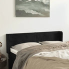 Hoofdborden en voetborden met trendy ontwerp levering bevat 183x16x78 - Zwart / 147 x 16 x 78/88 cm / 1 - Hoofdborden