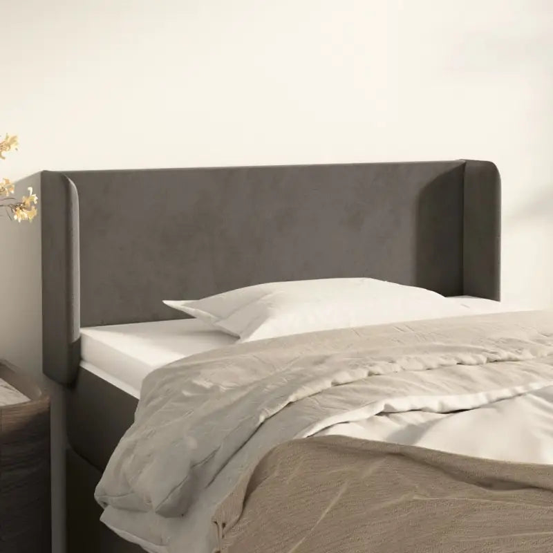 Hoofdborden en voetborden met trendy ontwerp levering bevat 183x16x78 - Donkergrijs / 83 x 16 x 78/88 cm / 1